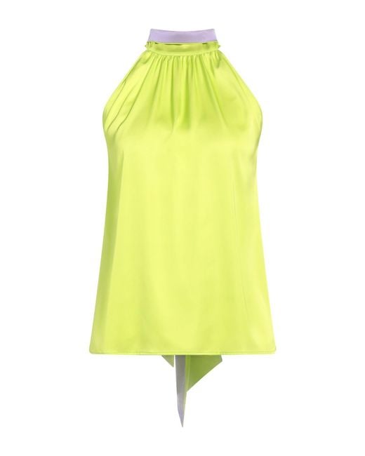 Pinko Yellow Top Polyester, Elastane