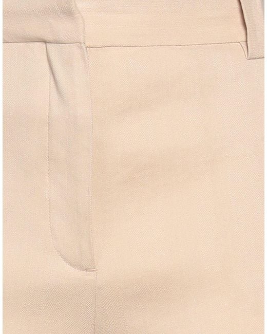 Maje Natural Pants Linen, Viscose, Elastane
