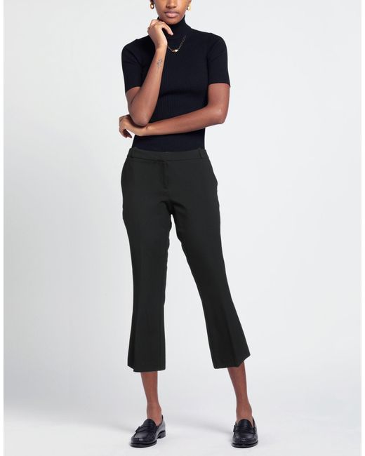 Kiltie Black Pants Viscose, Polyamide, Elastane