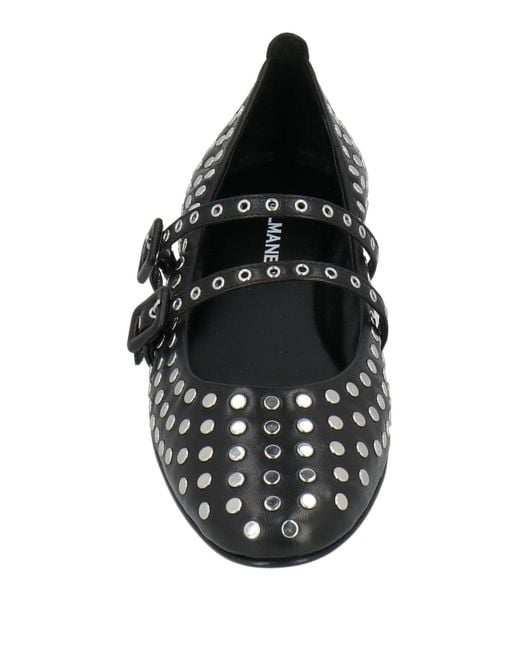 Halmanera Black Ballet Flats