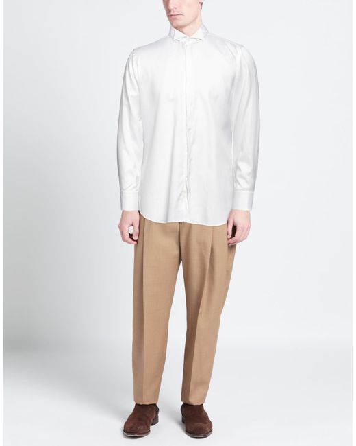 Carlo Pignatelli White Shirt for men