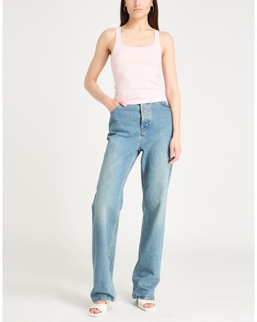 Jacquemus Pink Tank Top Cotton