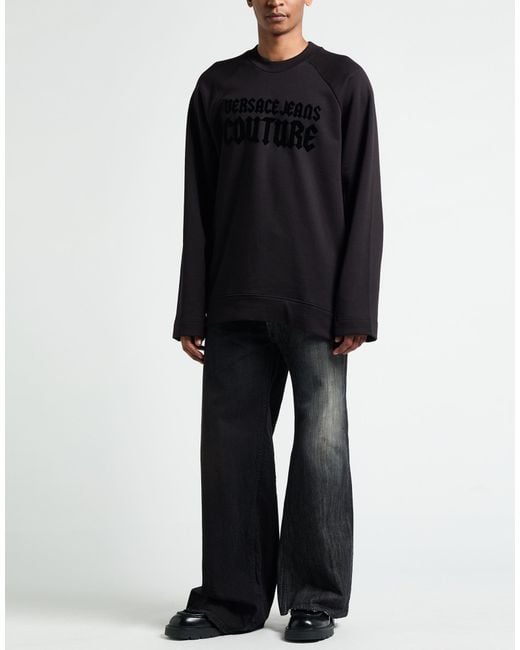 Versace Jeans Couture Black Sweatshirts for men