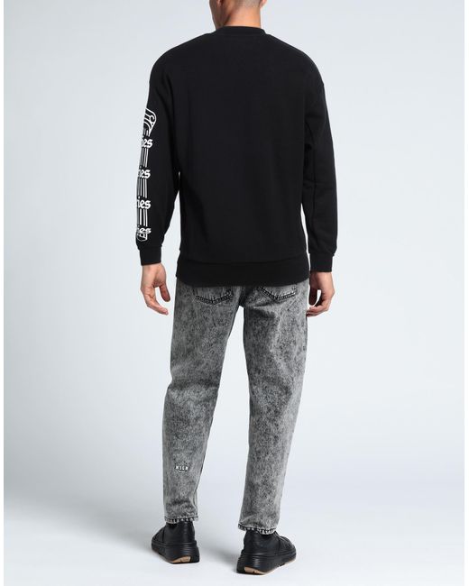 Aries Black Sweatshirt Cotton for men