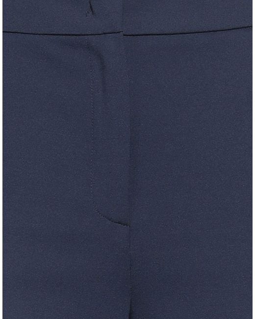 Marella Blue Midnight Pants Viscose, Polyamide, Elastane