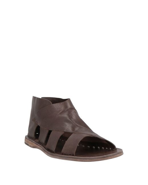 Officine Creative Brown Ankle Boots Leather