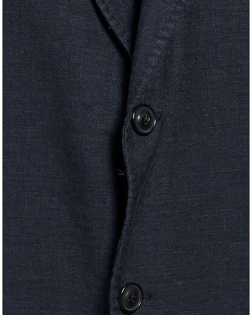 Windsor. Blue Midnight Blazer Linen, Lyocell, Elastane for men