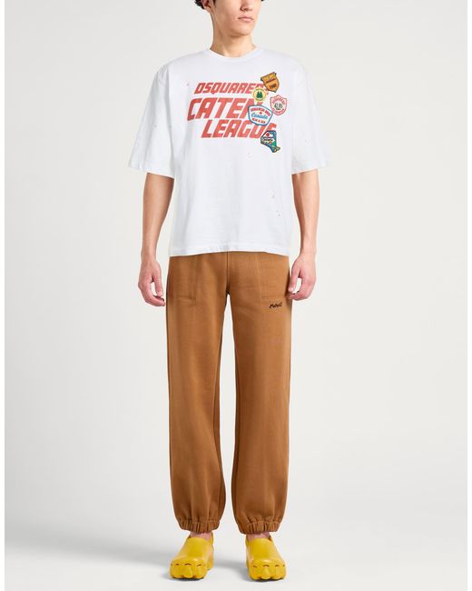 DSquared² White T-Shirt Cotton for men