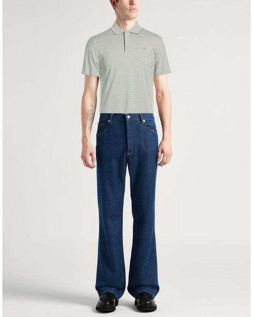 Hackett Gray Polo Shirt Cotton for men