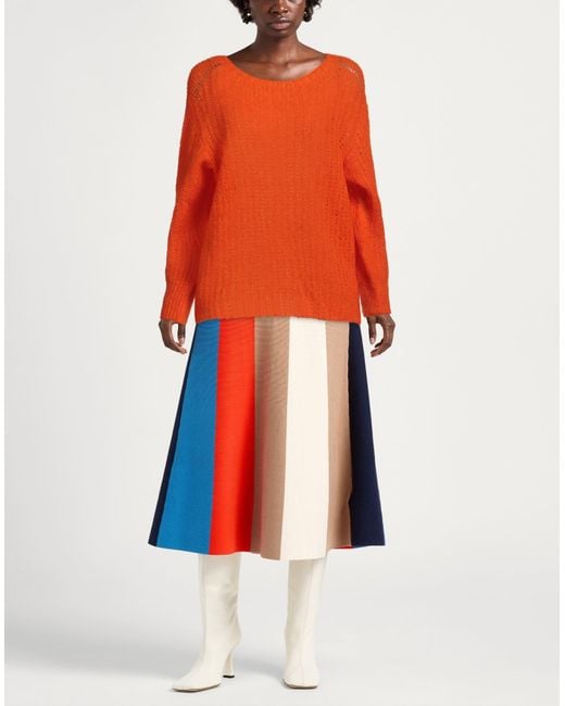 Fracomina Orange Collection Sweater Acrylic, Polyamide, Mohair Wool, Wool