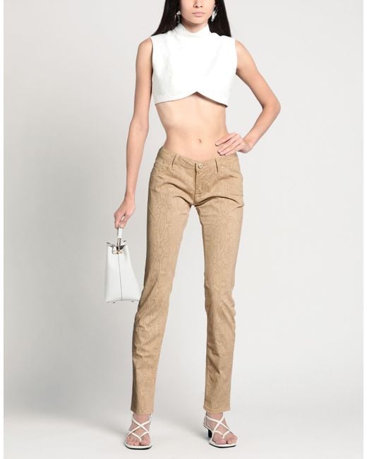 Jacob Cohen Natural Pants Cotton, Elastane