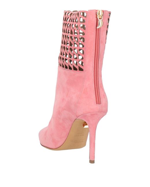 Skorpios Pink Ankle Boots