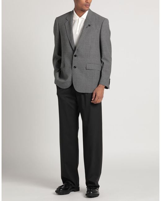 Lardini Black Blazer Wool for men