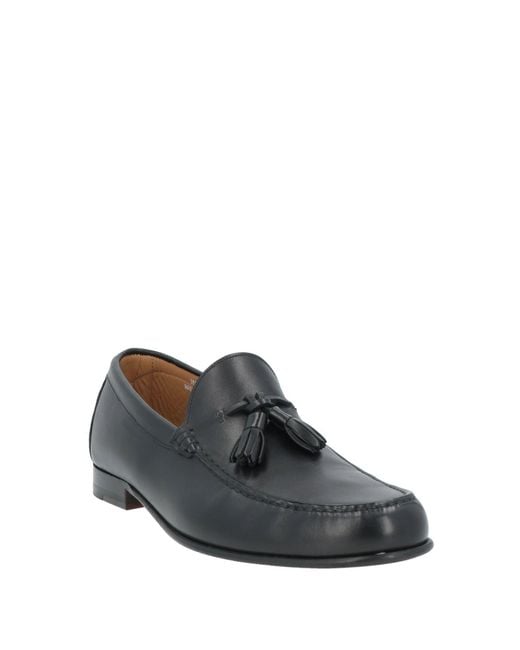 Canali Gray Loafers Leather for men
