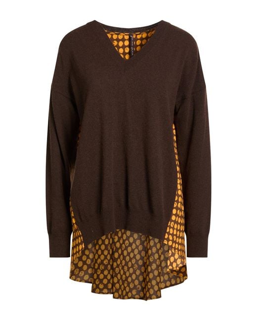 Manila Grace Brown Pullover