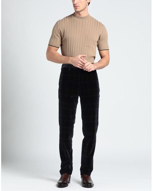 Incotex Black Trouser for men