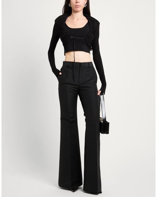 Jacquemus Black Shrug Cupro, Elastane, Cotton, Linen