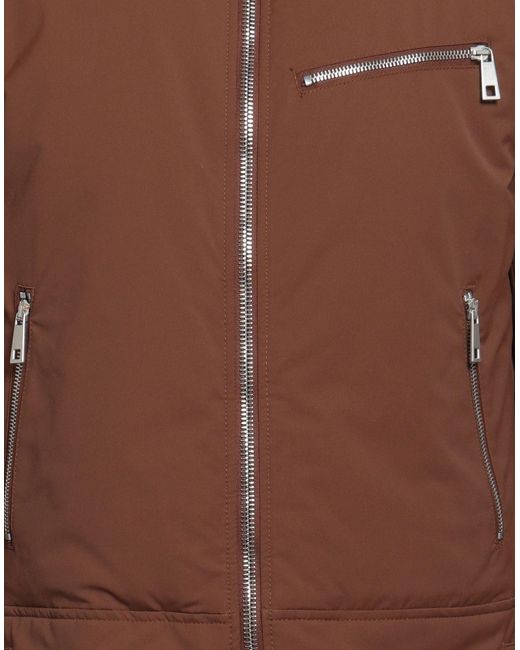 Paolo Pecora Brown Jacket Polyester for men