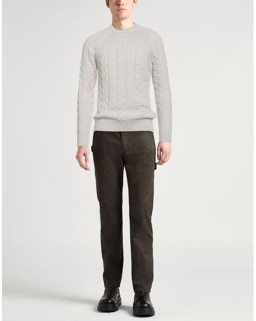 Moorer White Jumper for men