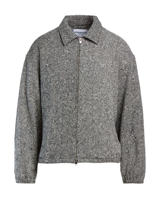 Nomarythm Textile Gray Jacket Wool, Nylon for men