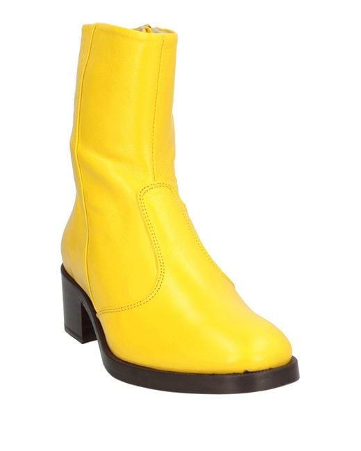 Zadig & Voltaire Yellow Ankle Boots