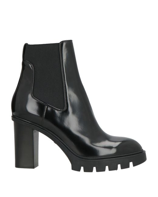 Santoni Black Stiefelette
