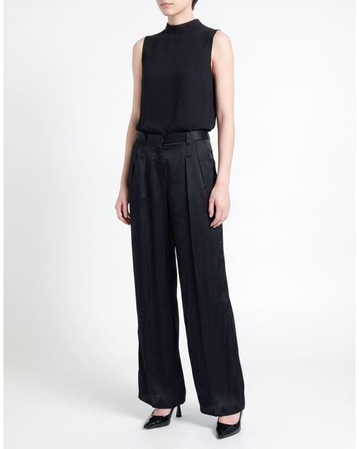 Barbara Bui Black Pants Viscose, Rayon