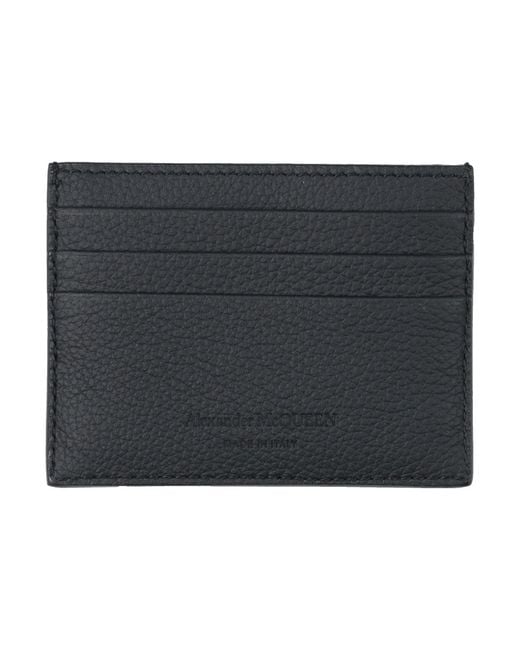 McQueen Black Cardholder for men