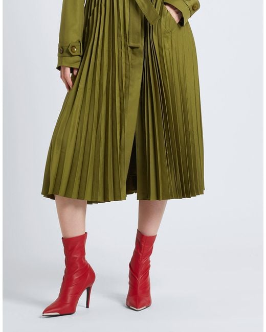 8 by YOOX Red Ankle Boots