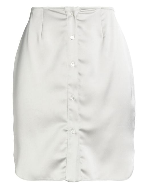Roberto Collina White Mini Skirt Polyester
