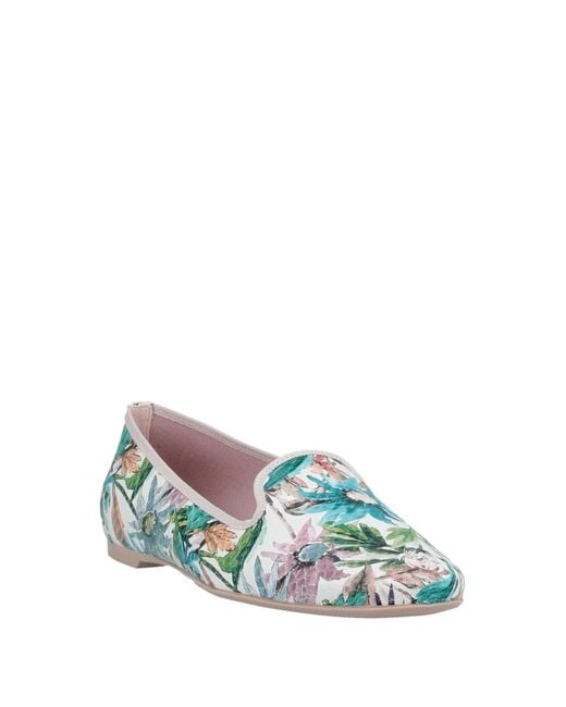 Pretty Ballerinas Green Azure Loafers Soft Leather