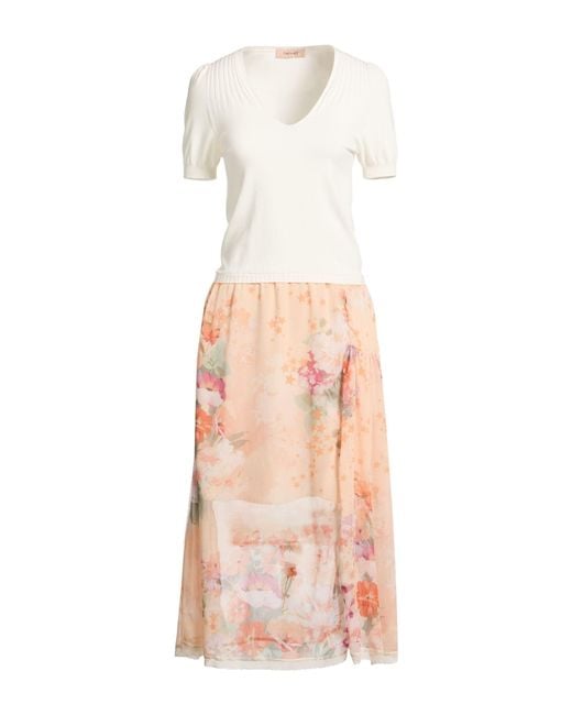 Twinset White Midi Dresses