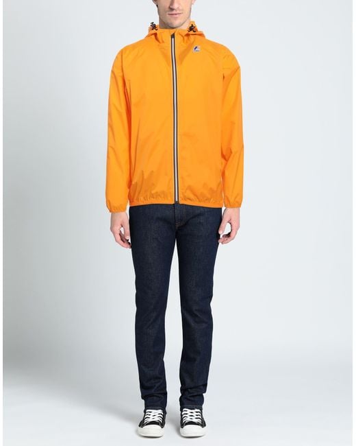 K-Way Orange Jacket for men