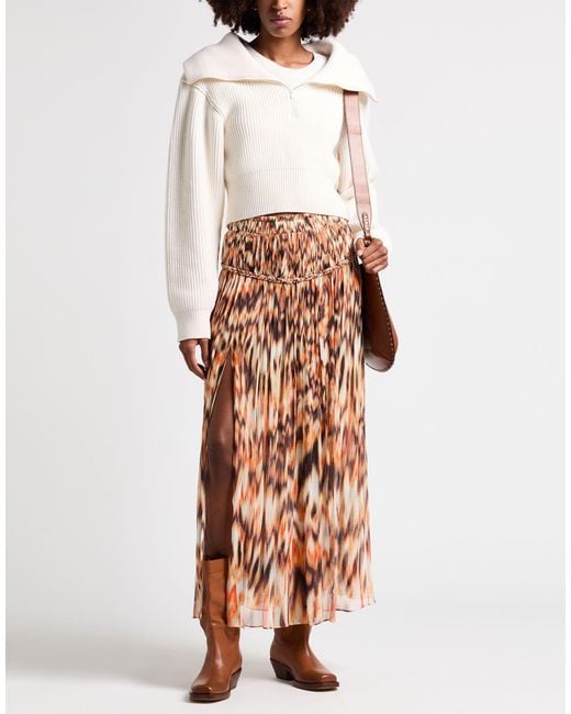 Isabel Marant Orange Maxi Skirts