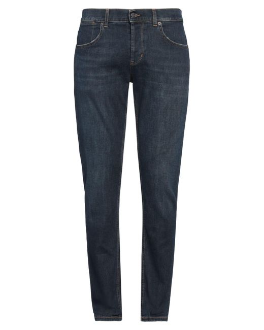 Dondup Blue Jeans Cotton, Elastomultiester, Elastane for men