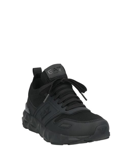 EA7 Black Sneakers for men