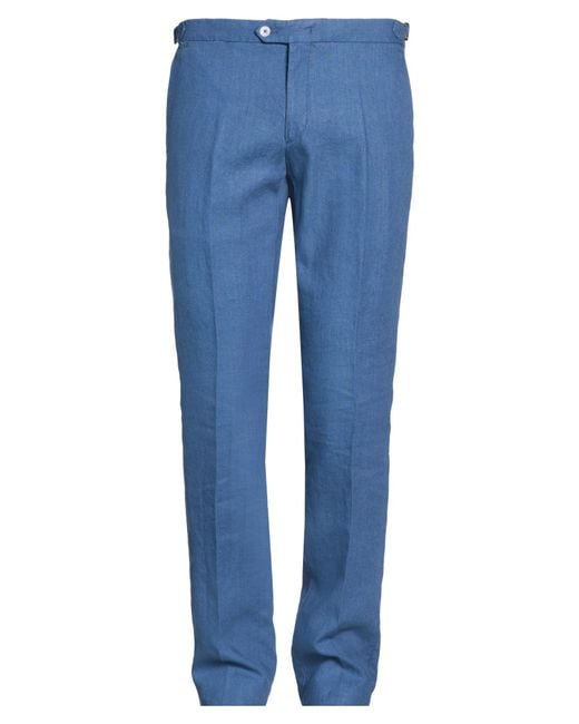 Valentini Blue Pants for men