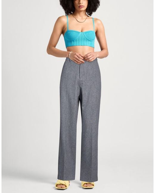 AMI Gray Pants Virgin Wool