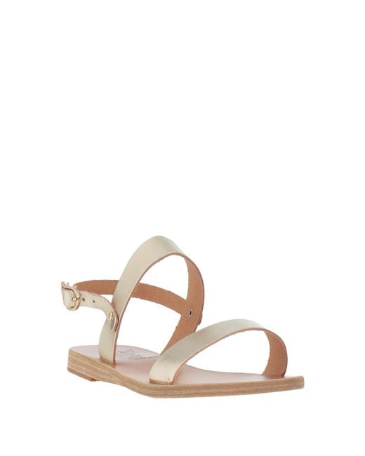 Ancient Greek Sandals White Sandals