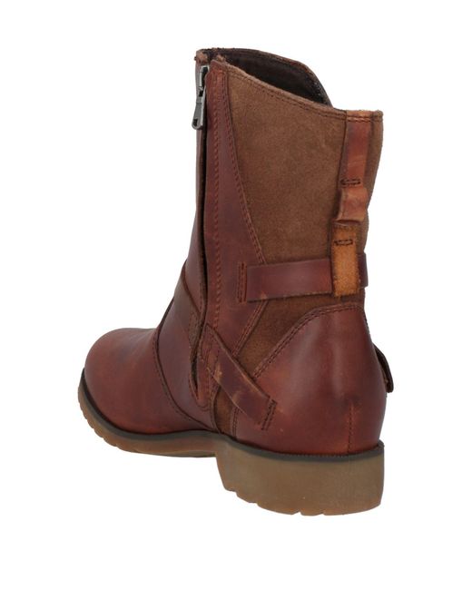 Teva Brown Ankle Boots