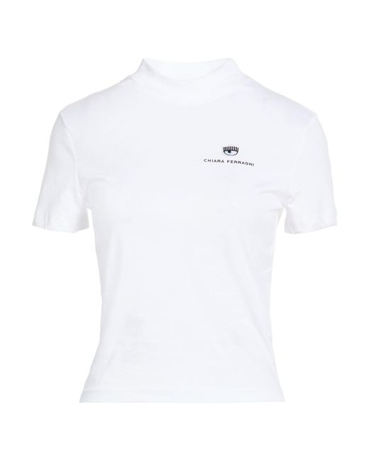 Chiara Ferragni White T-Shirts