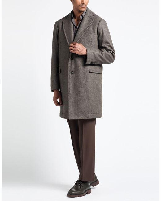 Boglioli Gray Coat for men