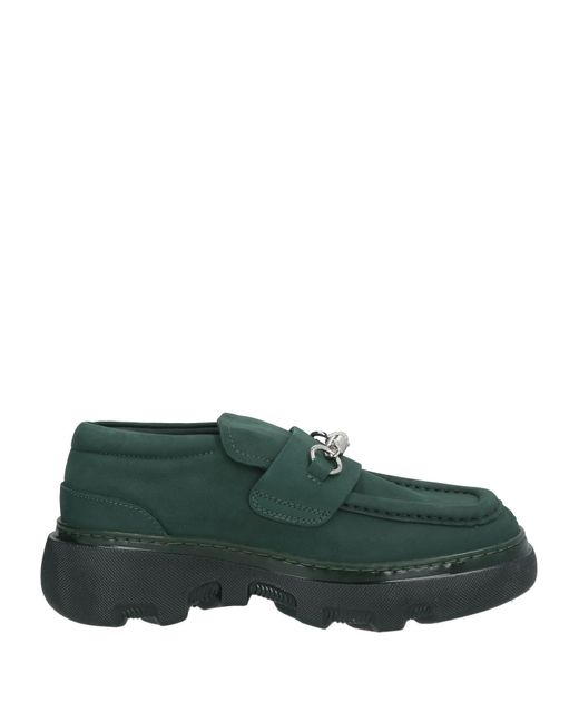 Burberry Green Mokassin