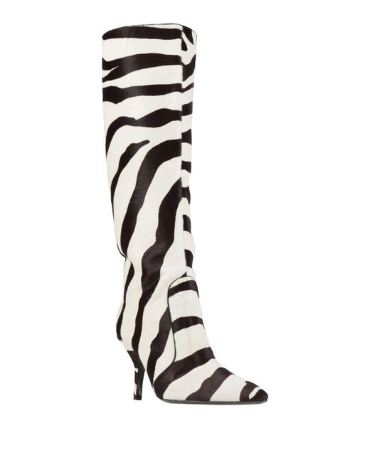 Magda Butrym White Boot Leather