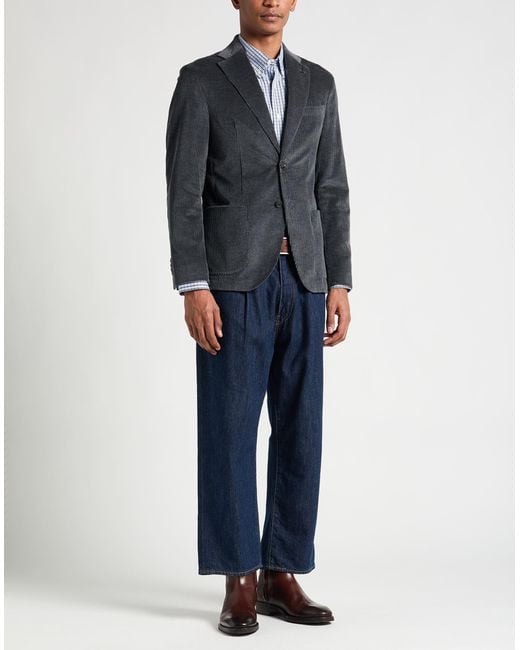 Paoloni Black Blazers for men