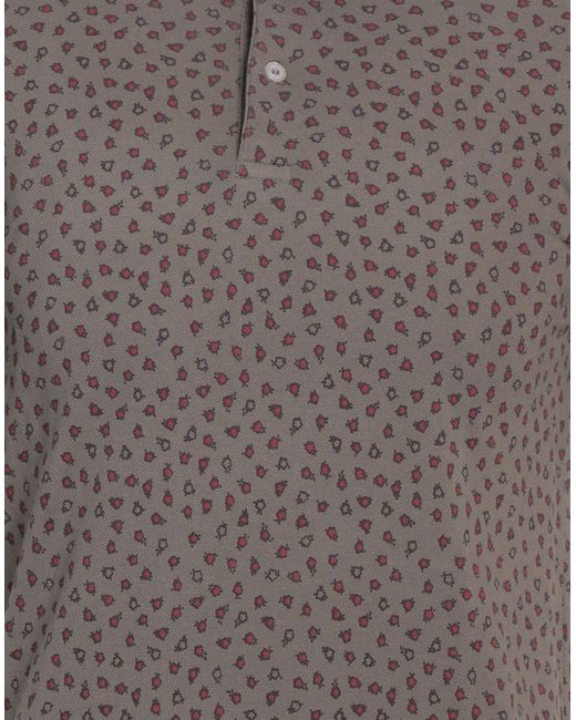 Heritage Gray Polo Shirt Cotton for men