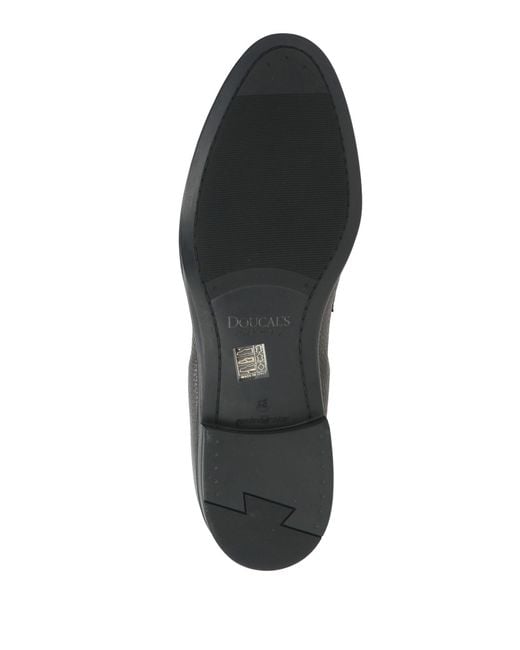 Doucal's Gray Loafers Leather for men