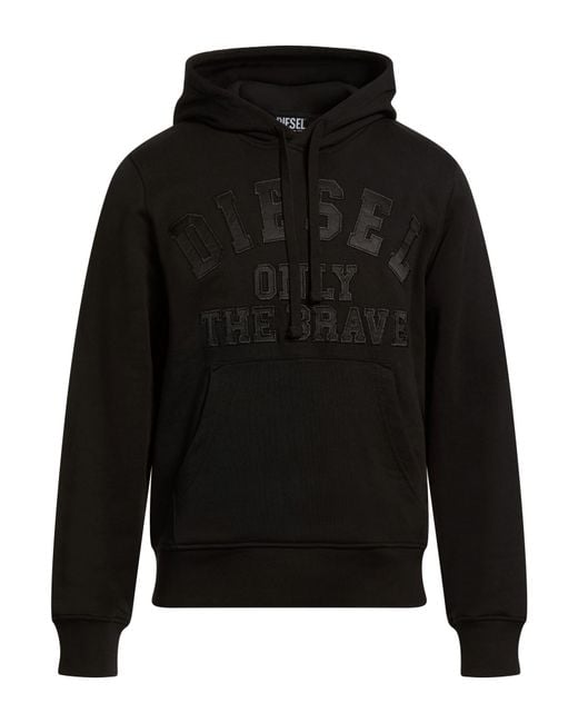 DIESEL Black Sweatshirt for men