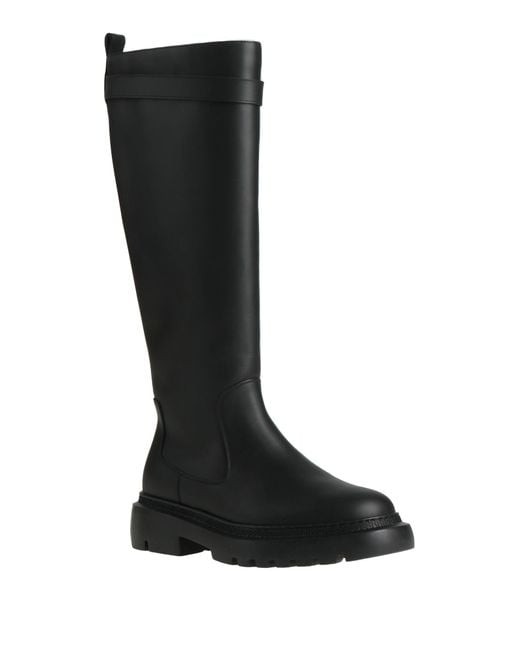 Bally Black Boot Calfskin