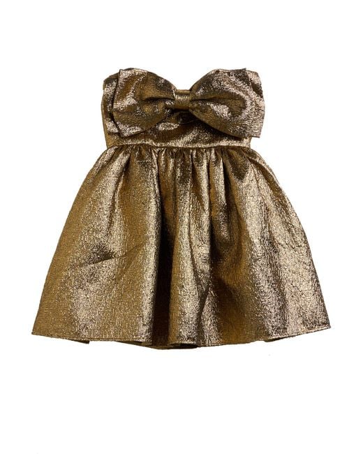 Self-Portrait Brown Mini Dress